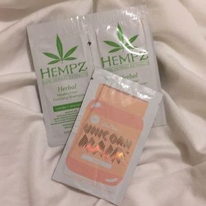 Hempz herbal shampoo & conditioner & unicorn tint